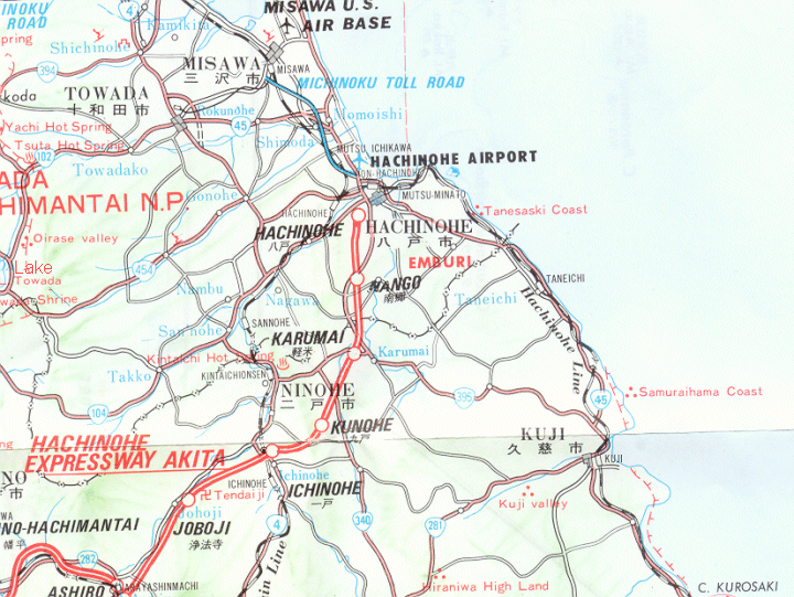 Misawa, Towada, Hachinohe Area