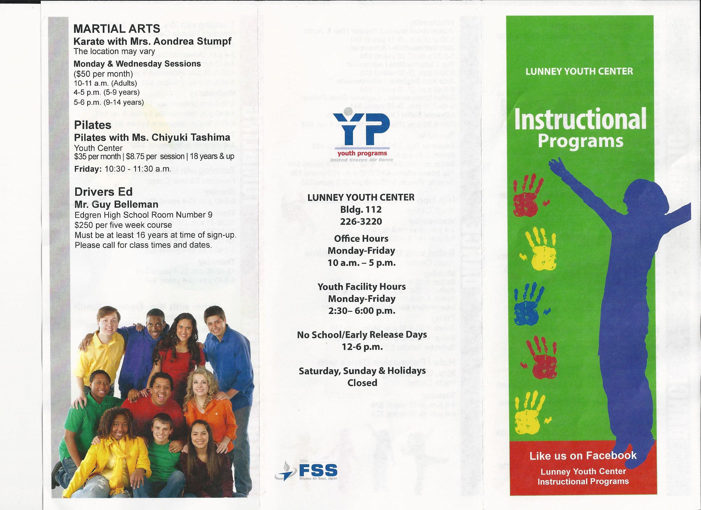 Youth Center Classes